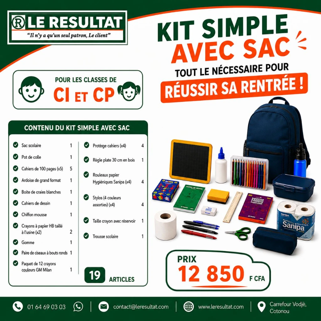 CI & CP - Kit SIMPLE - avec Sac