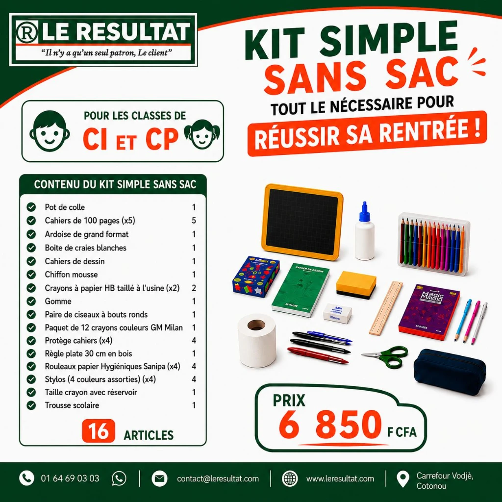 CI & CP - Kit SIMPLE - sans Sac